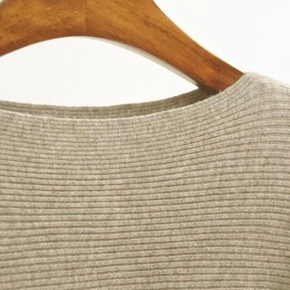 Women’s Tan Over the Shoulder Sweater